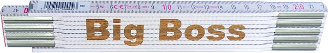 Stabila Zollstock Big Boss mit Lasergravur, Farbe: Weiß, Länge: 200 cm - Bild 1