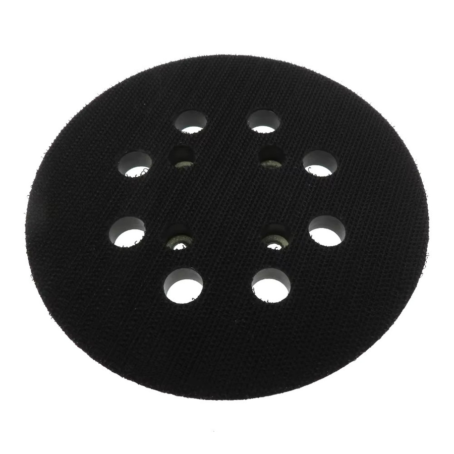 Vibratite Universelle 8-Loch Ersatz-Schleifplatte mit Klettverschluss, 5 Zoll, Schwarz, Modell 030157001018 - Bild 3