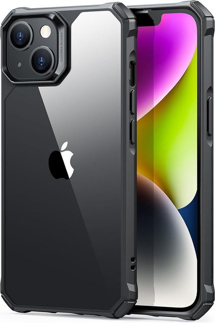 ESR Air Armor Schutzhülle für Apple iPhone 14 und iPhone 13, Schwarz Transparent - Bild 1