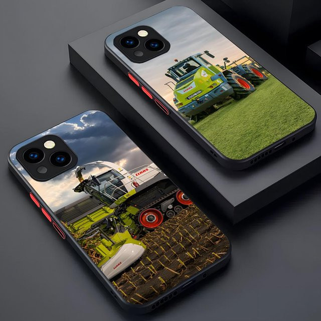 CLAAS Tractor Handyhülle in Transparent Matt für iPhone Modelle - Bild 1
