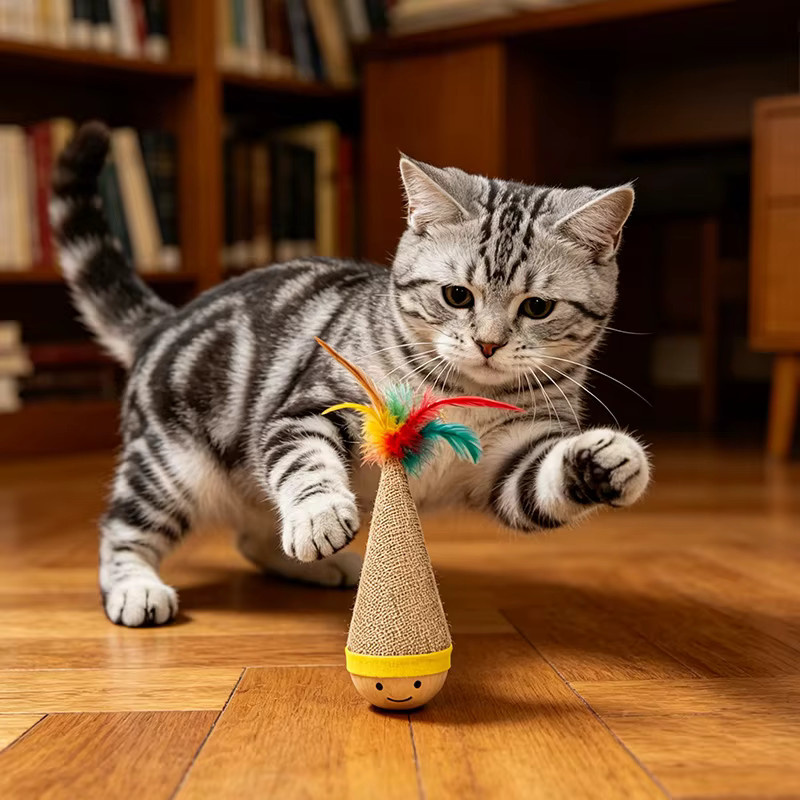 KEMORELA Katzen-Wackeltier-Spielzeug, interaktives Katzenspielzeug - Bild 2