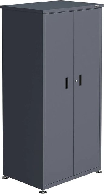 Weka Metall-Terrassenschrank Gary 2 in Anthrazit, B/T/H: 90 x 65 x 187 cm - Bild 1
