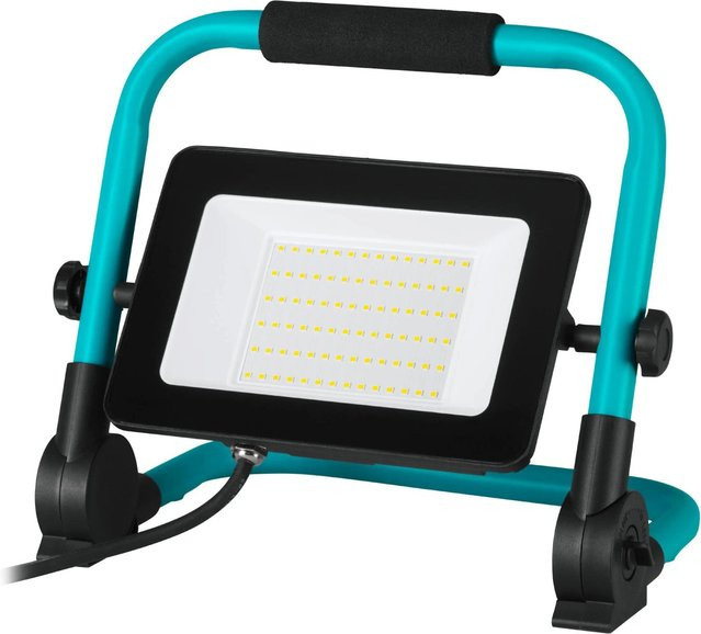 Eglo LED-Strahler Avelar Schwarz-Türkis aus Aluminium mit IP65 Schutzart, B/H: 31 x 18,5 cm - Bild 1