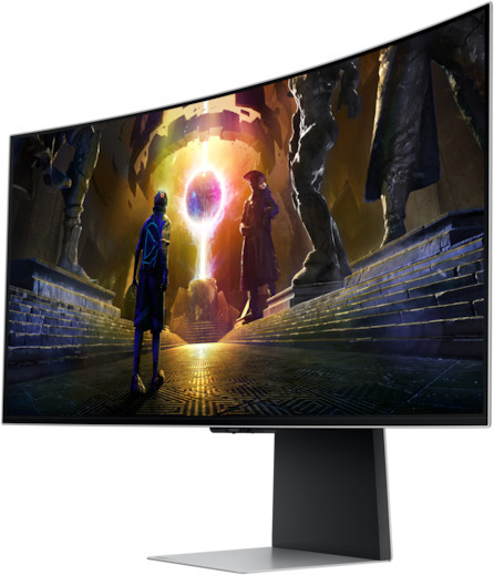 Samsung Odyssey OLED G8 G85SD Gaming-Monitor, 34 Zoll, Silber, WQHD, 175 Hz, OLED, Wi-Fi und Bluetooth - Bild 2