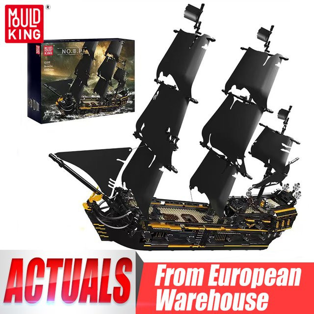 Mould King Black Pearl Piratenschiff, Bausatz, 16.006 Teile - Bild 1