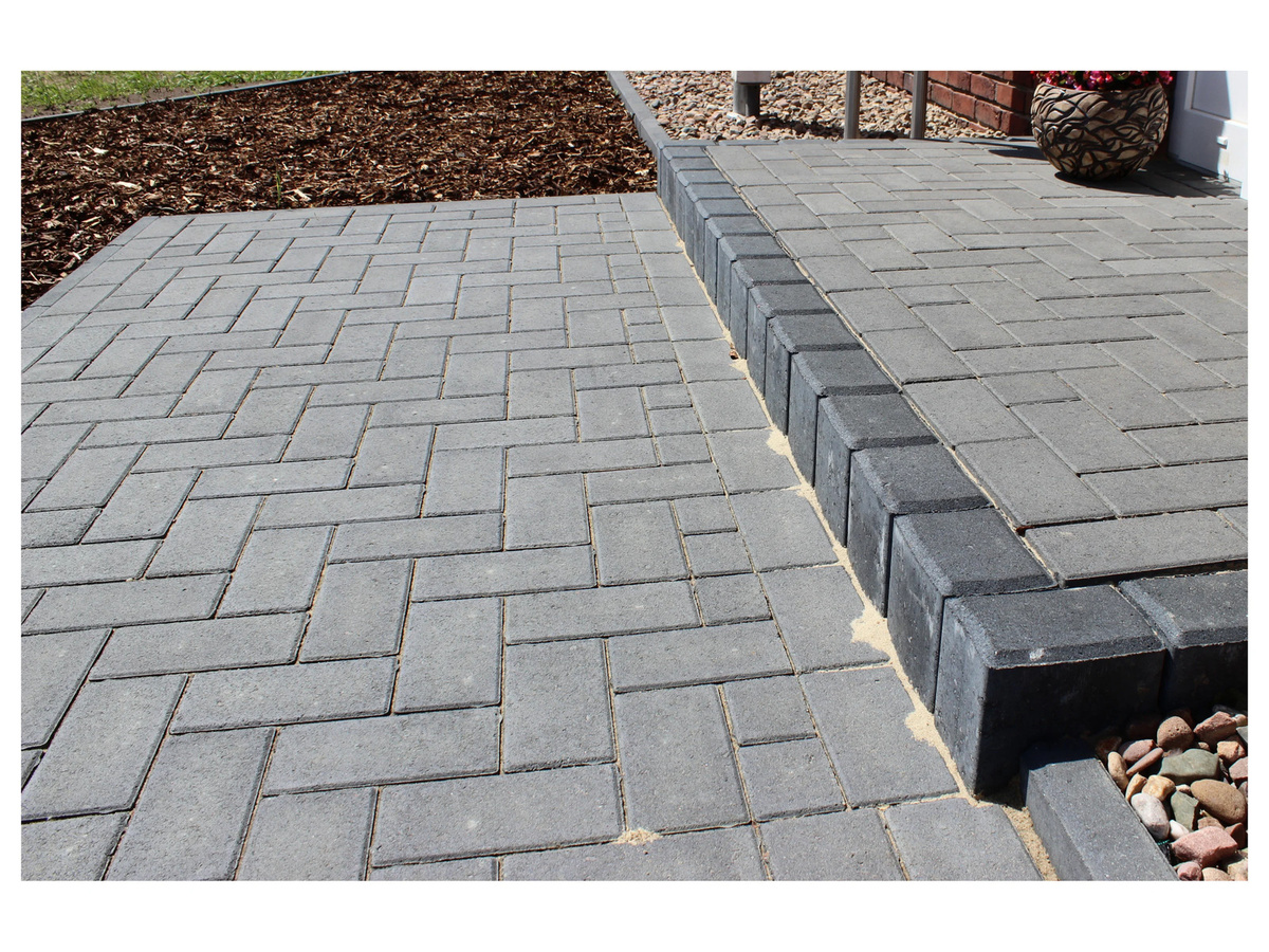 Diephaus Rechteck-Palisade Anthrazit B/T/H: 40 x 16,5 x 12 cm - Bild 1
