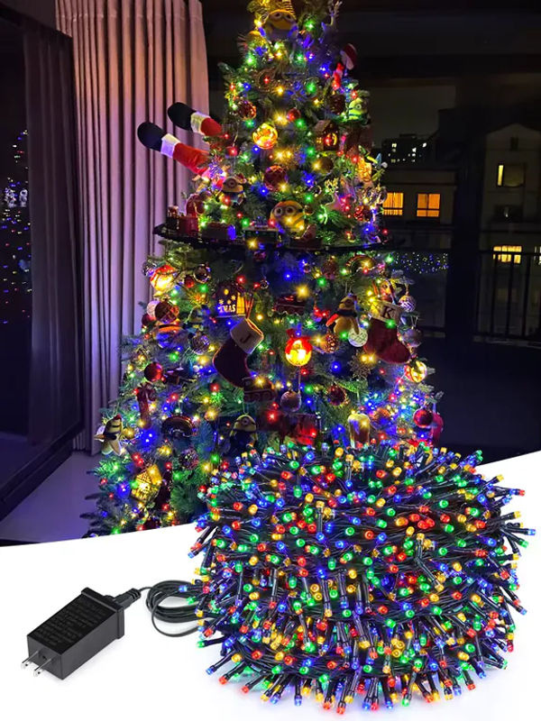 Rybakov LED-Lichterkette RGB für Außenbereich und Halloween, wasserdicht mit 8 Modi, Multicolor - Bild 4