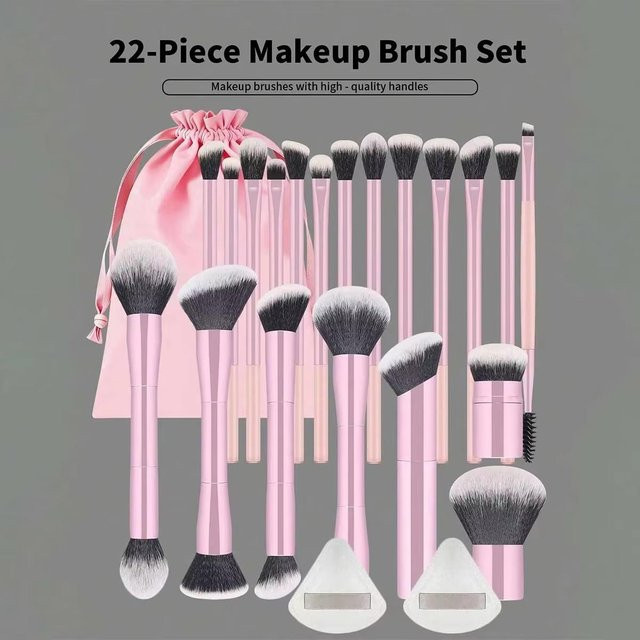 Rd lala Make-up-Pinsel-Set, 22-teilig, Unisex - Bild 1