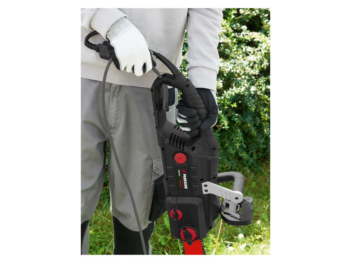 Parkside Performance Elektro-Kettensäge PPEKS 2500 A1 in Schwarz mit 2-Hand-Schutzschalter - Bild 3