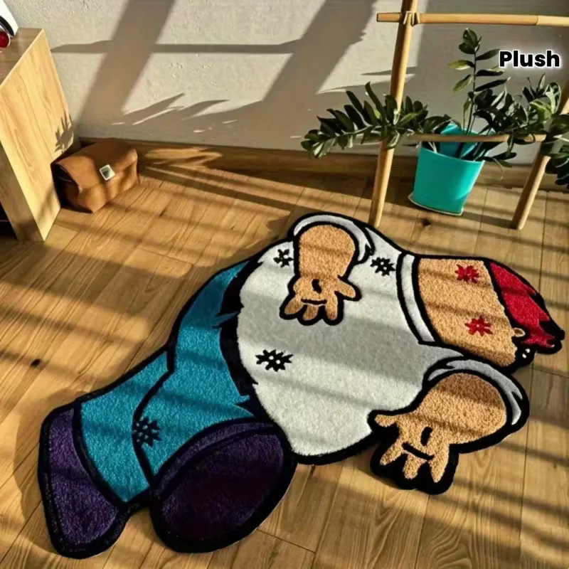 VIKAMA Kinderteppich mit Cartoon-Motiv, weich und rutschfest, Mehrfarbig - Bild 2