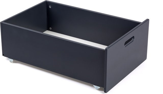 Waldin Schublade für 7in1 Babybett und Kinderbett, Anthrazit - Bild 1