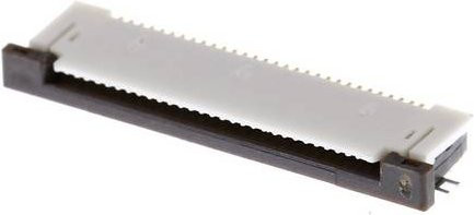 Molex FFC/FPC-Anschluss 30-polig in Weiß mit 0,5 mm Rastermaß - Bild 1