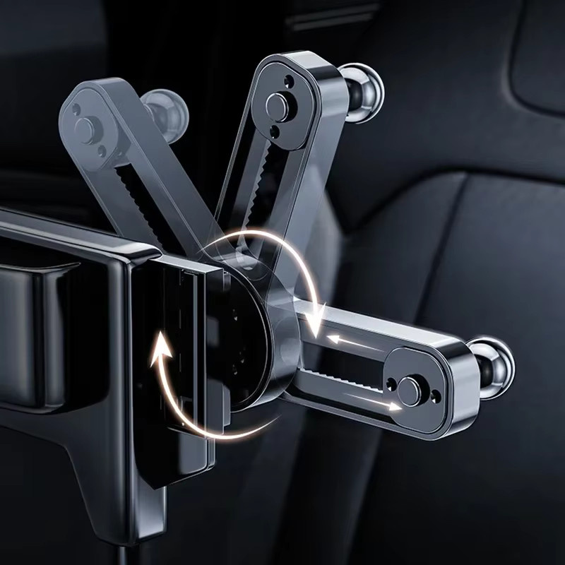 Verstellbare 360 Grad drehbare Verlängerungsstange für Autotelefonhalterungen in Schwarz, passend für 17 mm Kugelhalter und Auto-Displays - Bild 3