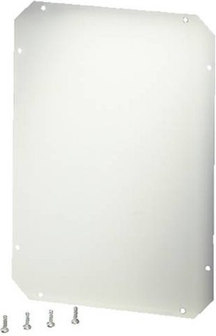 Hensel Montageplatte MP 20 aus Kunststoff in Weiß, 4 mm stark - Bild 1