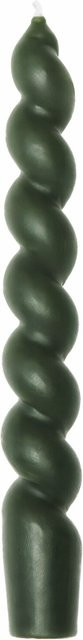 Rico Design Spiralkerze in Dunkelgrün, Durchmesser: 2,4 cm, Höhe: 18,5 cm - Bild 1