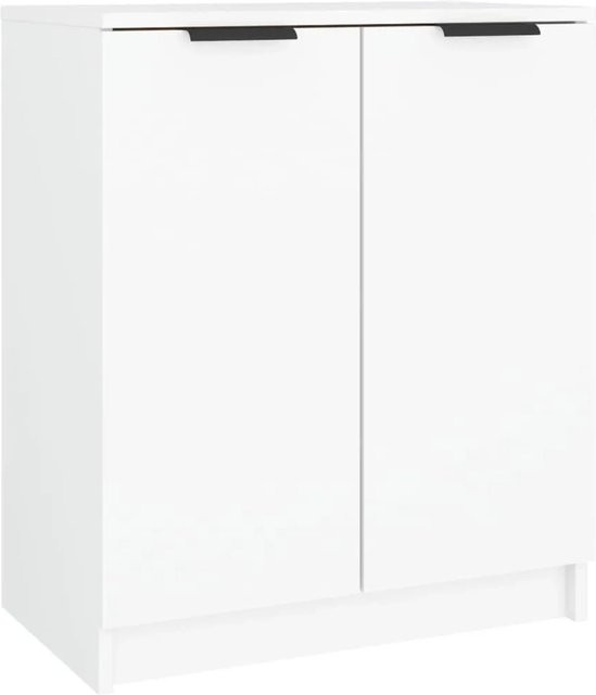 vidaXL Schuhschrank Weiß aus Holzwerkstoff B/T/H: 59 x 35 x 70 cm - Bild 1