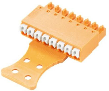 Weidmüller Buchsengehäuse-Kabel BC/SC in Orange, 50 Stück, Rastermaß: 3.81 mm - Bild 1