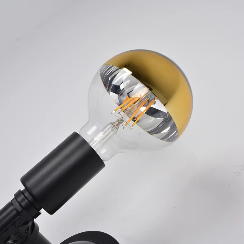 LIGHT HOUSE G95 LED-Glühfadenlampe E27 mit warmweißem Licht 2700K, 5W, Gold/Messing - Bild 5