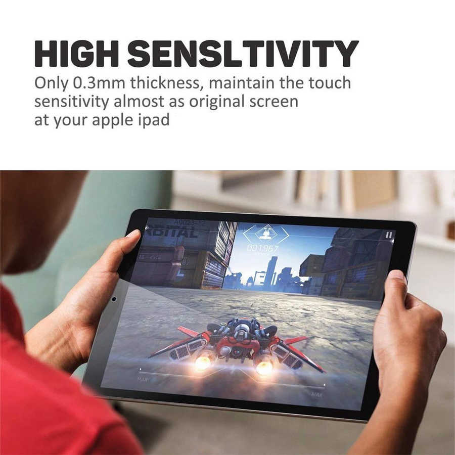 Transparentes gehärtetes Glas Displayschutzfolie für Apple iPad Pro 11 2024, iPad Air 5, iPad Mini 7 6 5 4 und iPad 10 9 8 7 10.2 Zoll - Bild 5