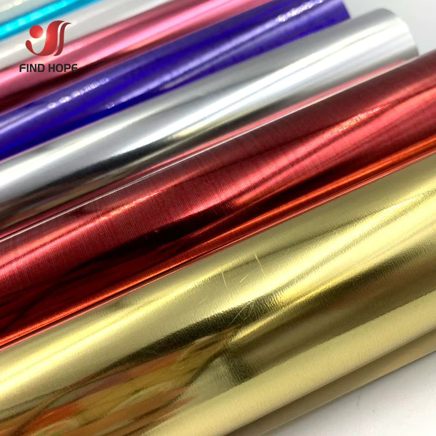 Metallic Wärmeübertragungs-Vinylrolle für HTV-Druck auf T-Shirts und Kleidung, Farbe: Pink, B x L: 50 x 100 cm - Bild 2