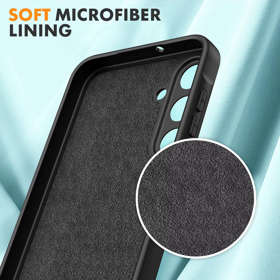 Stoßfeste Schutzhülle in Schwarz für Samsung Galaxy A17 inklusive 2 Stück Anti-Blau Panzerglas - Bild 4
