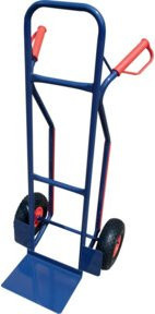Stahlrohrkarre aus Stahl in Blau mit 200 kg Tragkraft, B/T/H: 30 x 30 x 30 cm - Bild 1