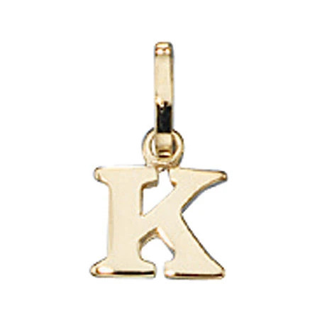 Colfem Anhänger Buchstabe K, 333 Gold, Gelbgold, Unisex - Bild 1