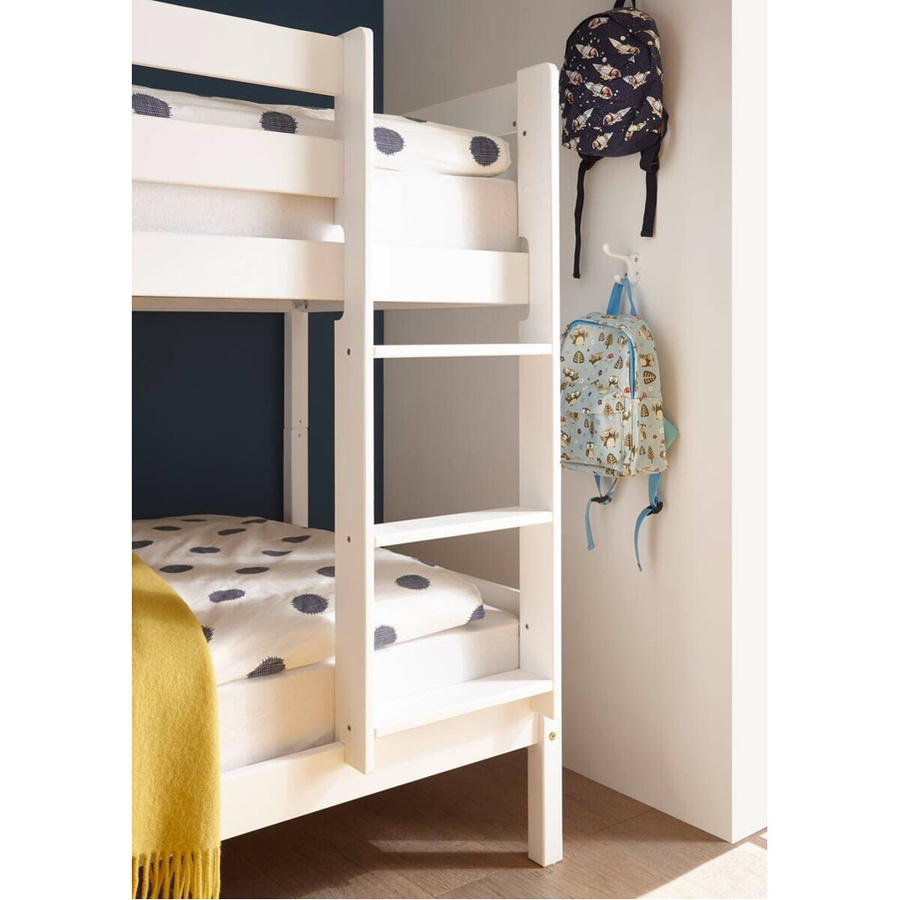 Etagenbett Casper aus Kiefer in Weiß für Kinder, Liegefläche B: 90 cm, L: 200 cm - Bild 2