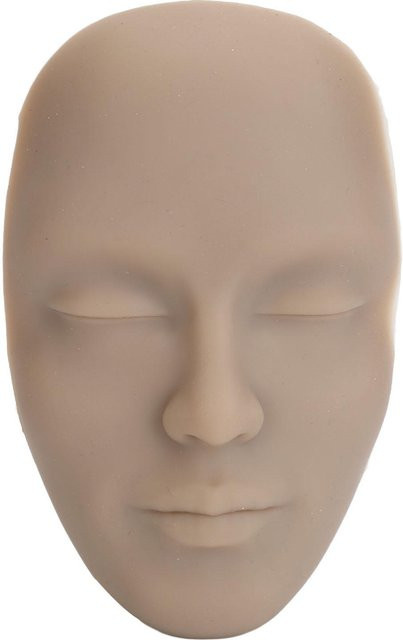 Shoemst Make-up Übungsgesicht Set, 8-teilig, grau, matt - Bild 1