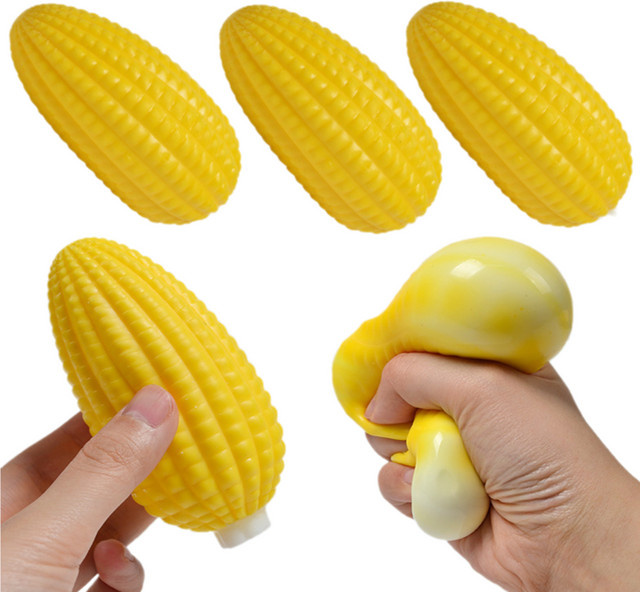 Datgo Mais-Anti-Stress-Squishy-Fidget-Spielzeuge, Entspannungsbälle - Bild 1