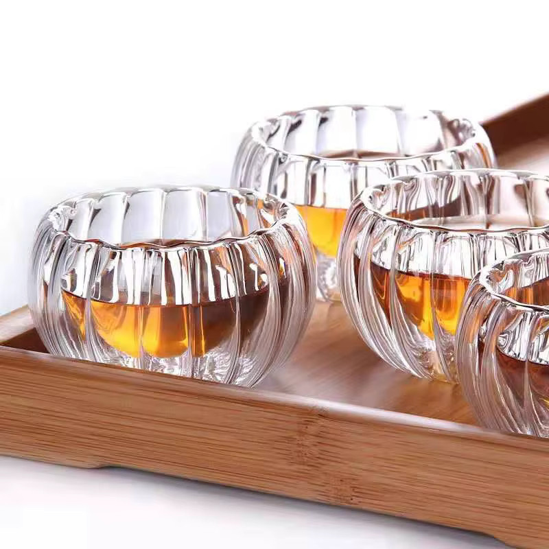 YWDL Doppelwandiges Glas-Teetassen-Set aus transparentem Glas, isolierte Espresso- und Kaffeetassen, 50 ml - Bild 4