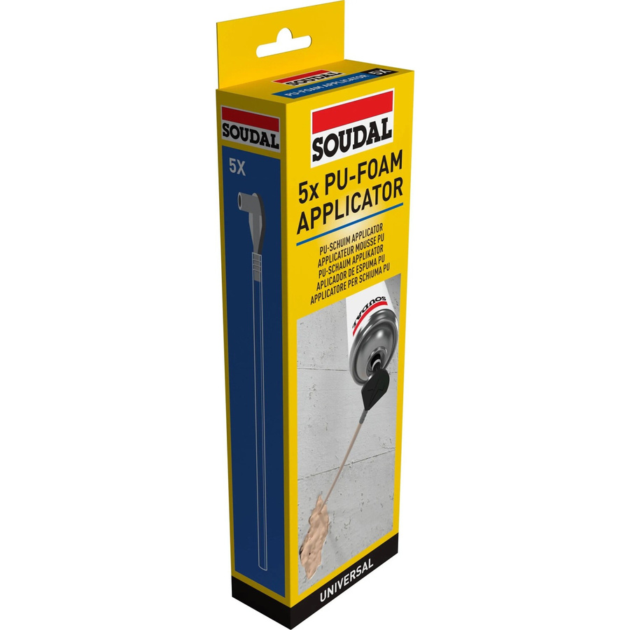 Soudal Ersatzschaumröhrchen aus Polyurethan, 5 Stück, Multicolor - Bild 2