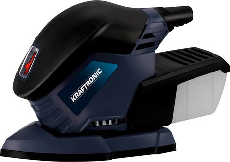 KRAFTRONIC Multischleifer KT-ES 130 in Schwarz mit 130 W Leistung und Zubehör - Bild 1