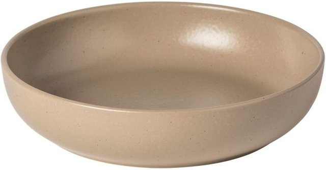 Costa Nova Pacifica Suppenschüssel und Pastaschüssel aus Keramik, 12er Set, Braun/Beige, Volumen: 990 ml, Durchmesser: 22,1 cm, Höhe: 5 cm - Bild 1