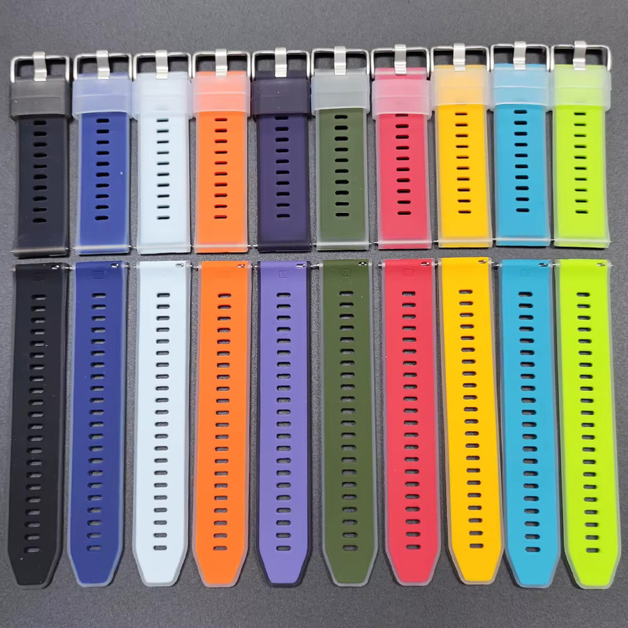 Zeblaze Uhrenarmband Silikon, 22 mm, transparent zweifarbig, Unisex - Bild 3