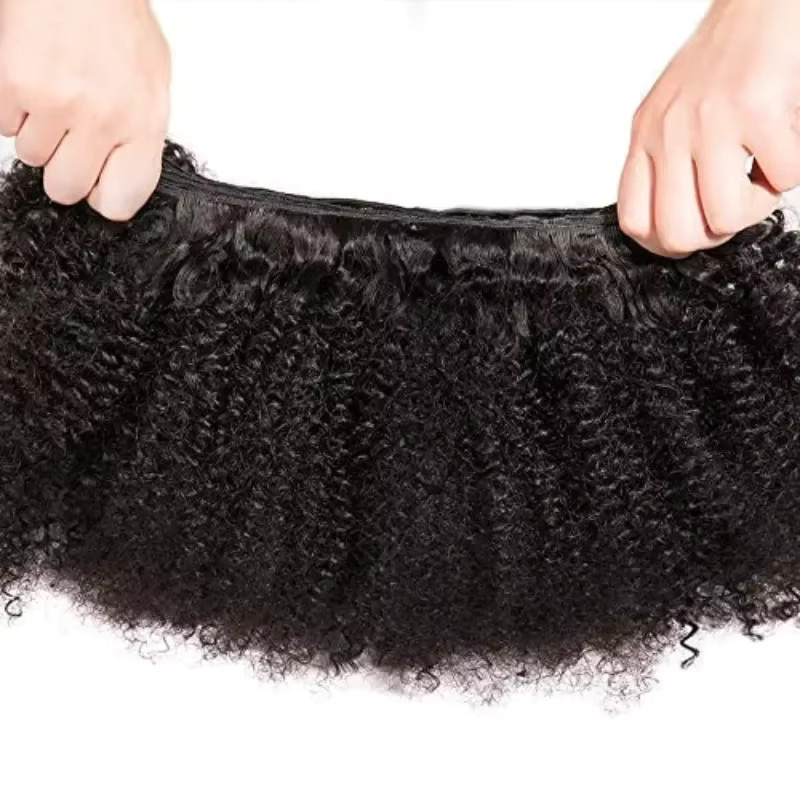 GloTress Lockiges Haar Bundles, Schwarz, Damen - Bild 6
