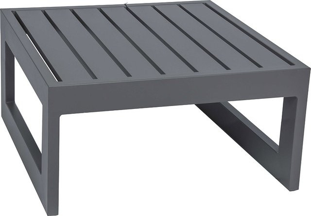 Stern New Holly Dining Beistelltisch Hocker in Graphit mit Aluminiumleisten - Bild 1