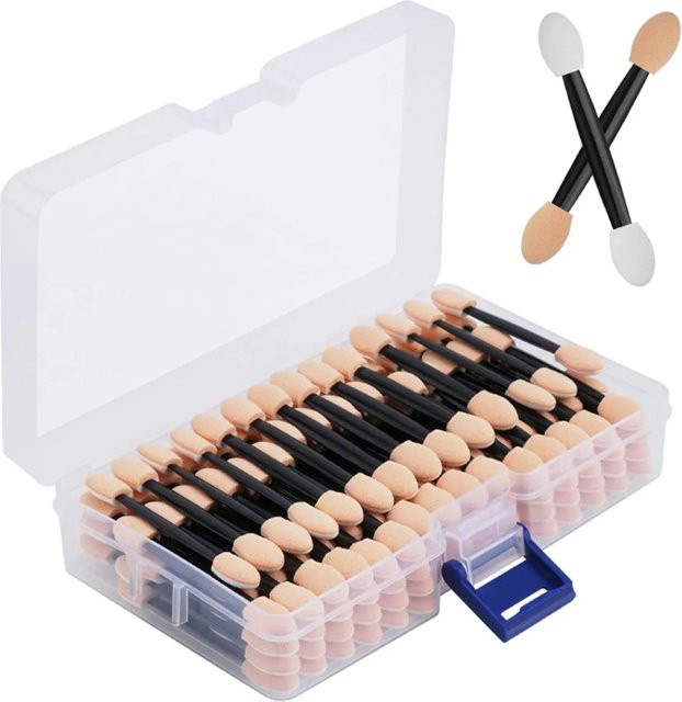 Cuttte Einweg-Lidschatten-Schwamm-Applikatoren, Unisex - Bild 1