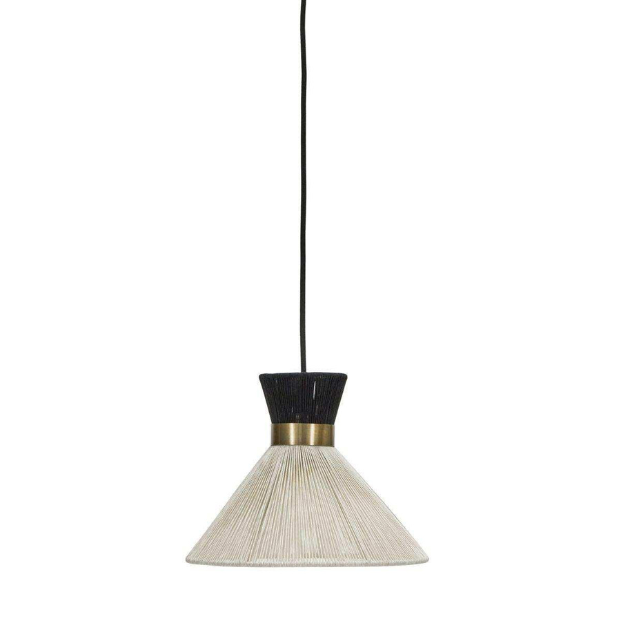 House Doctor Hängeleuchte Cord in Schwarz mit Durchmesser: 25 cm - Bild 1