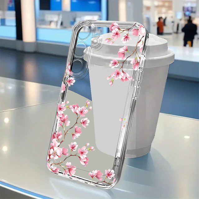 Pflaumenblüten Schutzhülle für Samsung Galaxy S26 Ultra S25 S24 FE S23 S22 S21 Plus A57 A56 5G A55 A54 A53 A26 A25 A36 A35 A17 A16 A52 - Bild 1