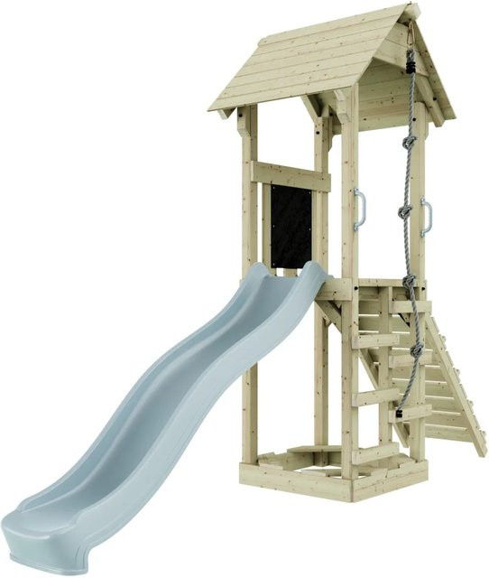 OutdoorToys Spielturm Lillehammer in Eisblau aus Holz - Bild 1