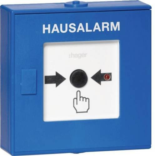 Hager Druckknopfmelder RFM200D in Blau - Bild 1