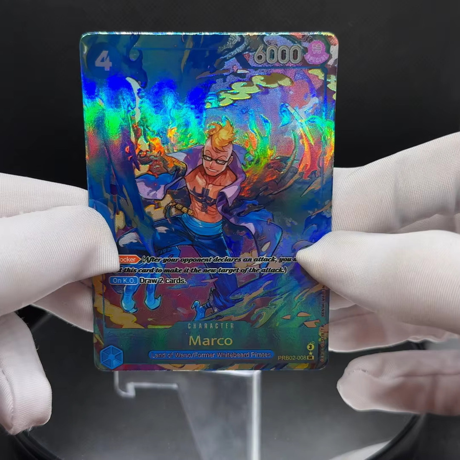 Bandai One Piece Marco Charakterkarte, Sammelkarten, Englisch - Bild 2