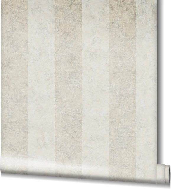 Marburg Vliestapete GZSZ Block-Streifen in Beige mit FSC-Zertifizierung - Bild 1