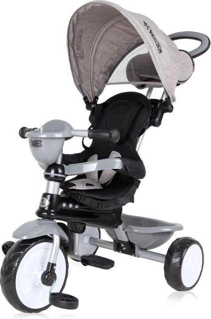 Lorelli Tricycle One 3 in 1 Dreirad mit EVA-Reifen grau ab 12 Monaten - Bild 1