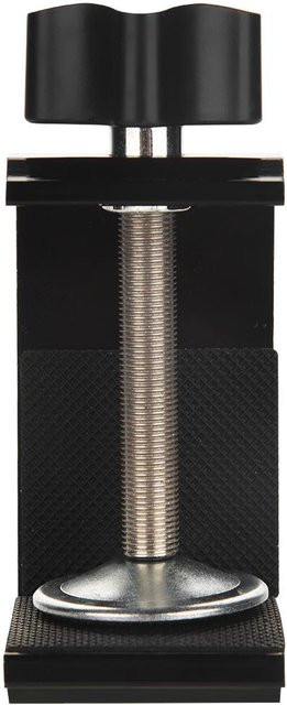 Fishine Elektrischer Bügeleisenhalter aus Metall in Schwarz für DIY Löten und PCB-Arbeiten - Bild 1
