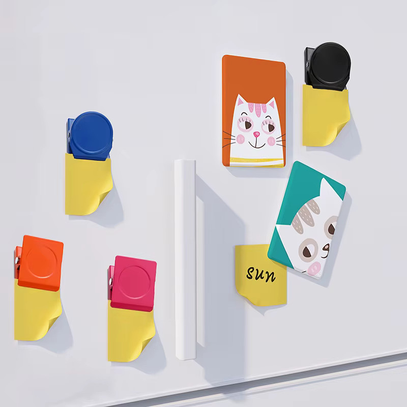 KOQZM Magnetische Mini-Memo-Fotoclips in Multicolor aus Kunststoff für Heim und Büro - Bild 1