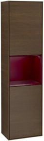 V&B Hochschrank Finion mit LED-Beleuchtung und Glastüren, Breite: 41,8 cm, Höhe: 151,6 cm - Bild 1