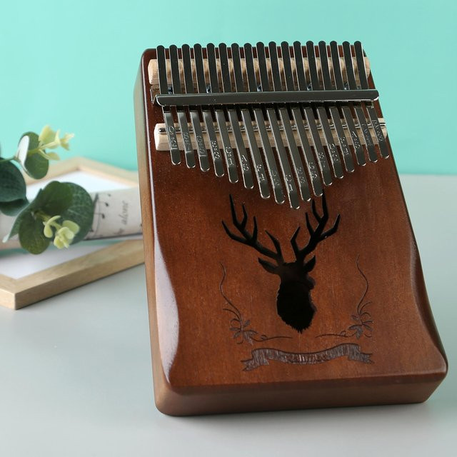 Rui Di Daumenklavier-Kit, 17 Tasten, Manuell gestimmt, Tragbares Fingerklavier - Bild 1