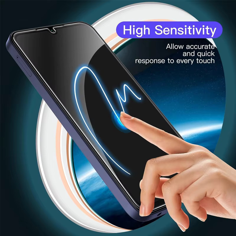 3er-Pack HD gehärtetes Glas Displayschutz für Samsung Galaxy A35 A34 A33 A32 A31 A30 A22 5G A21S A15 A14 A13 A12 A03 in Transparent - Bild 3